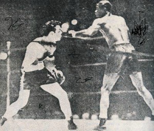 Photo of Cuban boxer Eligio Sardinas y Montalvo aka Kid Chocolate.