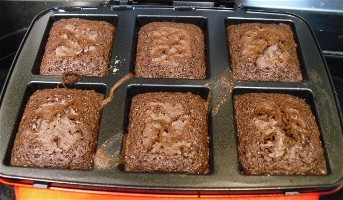 American originals brownie-maker with baked brownies