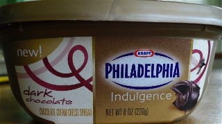 Philidelphia Indulgence dark chocolate spread.