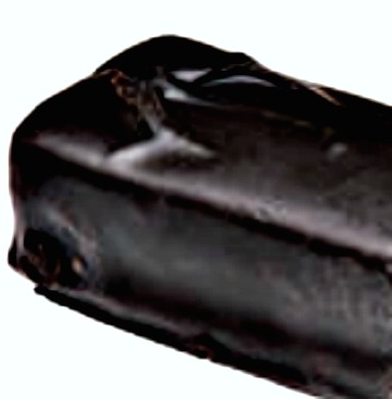 A piece of dark chocolate candy.  Source:WikimediaCommons