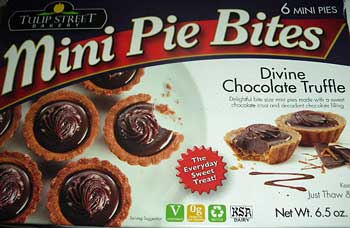 Box of Divine Truffle Mini Pie Bites.