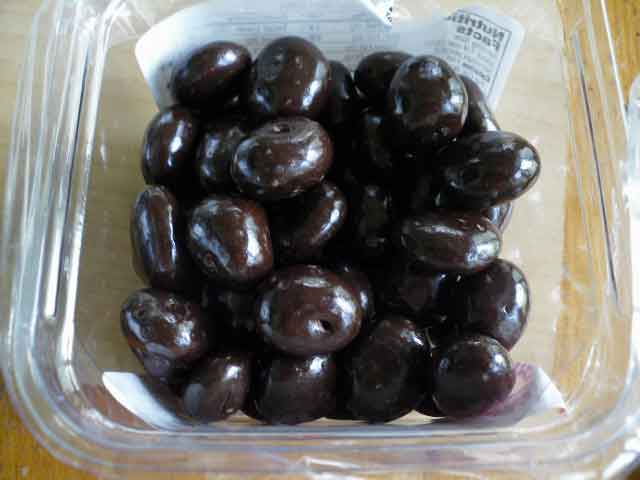 cherries enrobed in dark chocolate