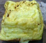 Egg cooked in the electric brownie-maker