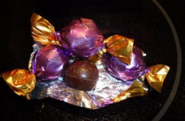 Godiva Gems dark chocolate truffles. Godiva Gems dark chocolate truffles.